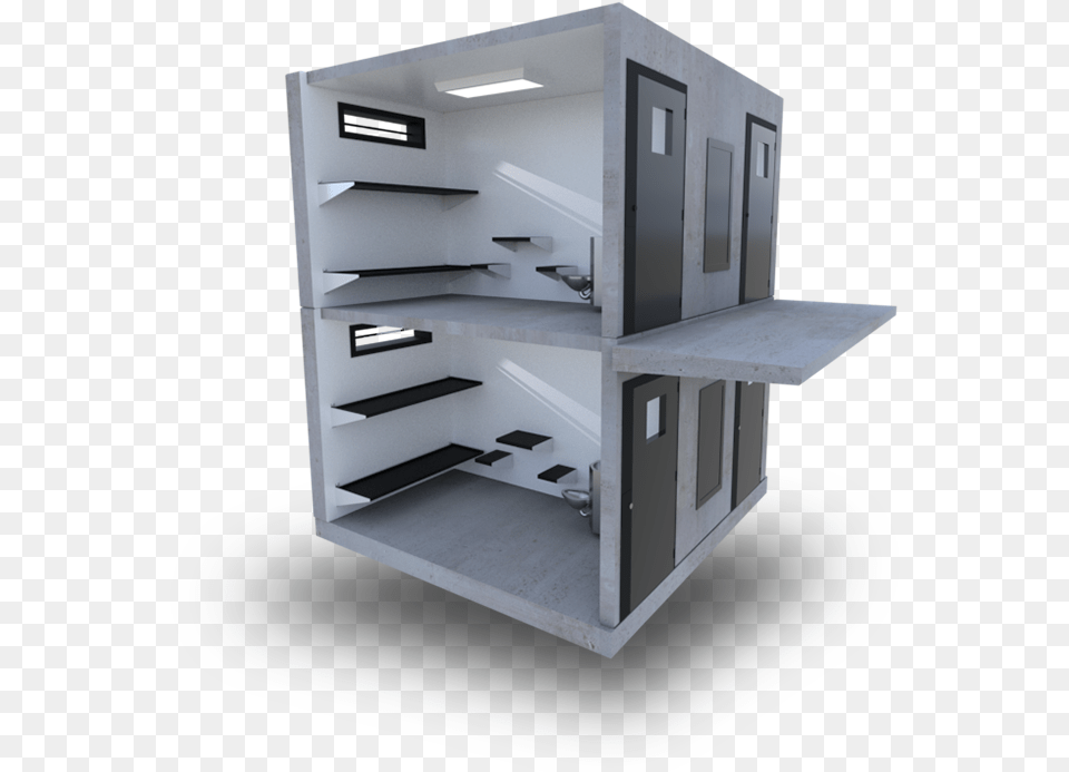 Oldcastle Precast Prison Cells, Furniture, Cabinet, Shelf, Mailbox Free Png