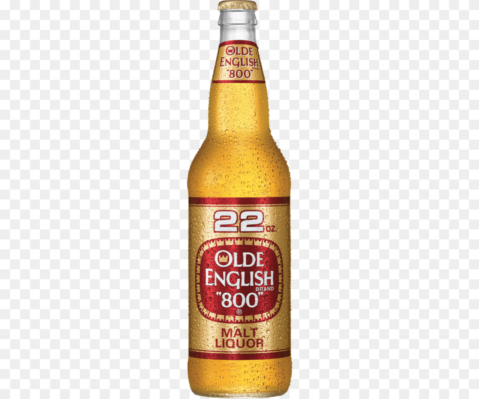 Olde English 800 Olde English 800 Malt Liquor 22 Oz Glass Bottle, Alcohol, Beer, Beer Bottle, Beverage Png Image
