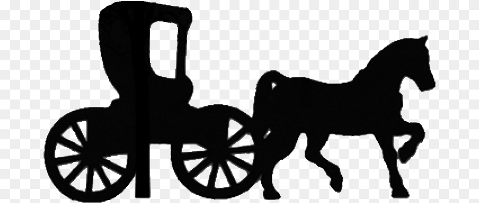 Olde Towne Carriage House Horse And Buggy Clip Art, Machine, Silhouette, Spoke, Wheel Free Png