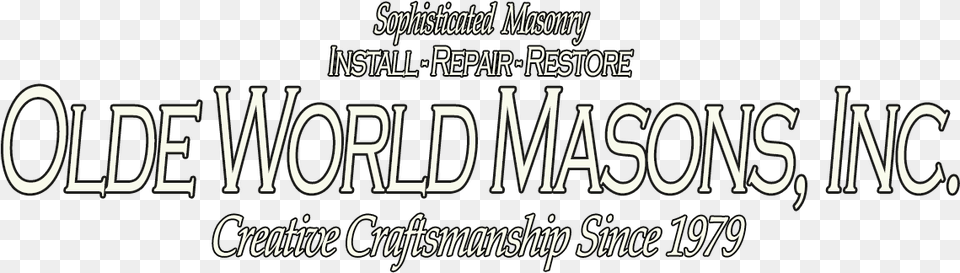 Olde World Masons Installed Masonry Products Amp Seamless Concrete, Text Free Png