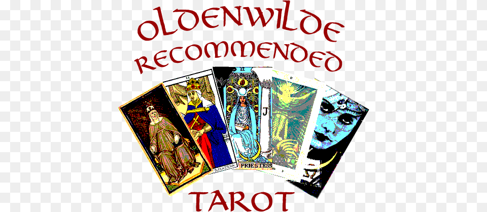 Oldenwilde Recommended Tarot With Fan Of Five Different Sarai High Priestess Of Ur The Journey, Art, Book, Collage, Comics Free Transparent Png