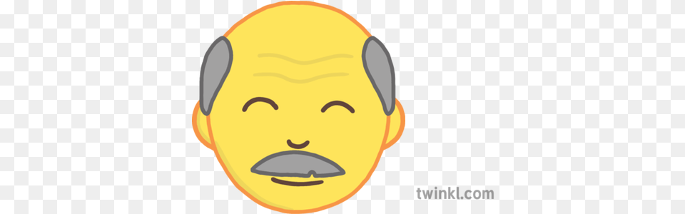 Older Man Face People Emoji Story Book Differentiated Cartoon, Head, Person, Photography, Portrait Free Png