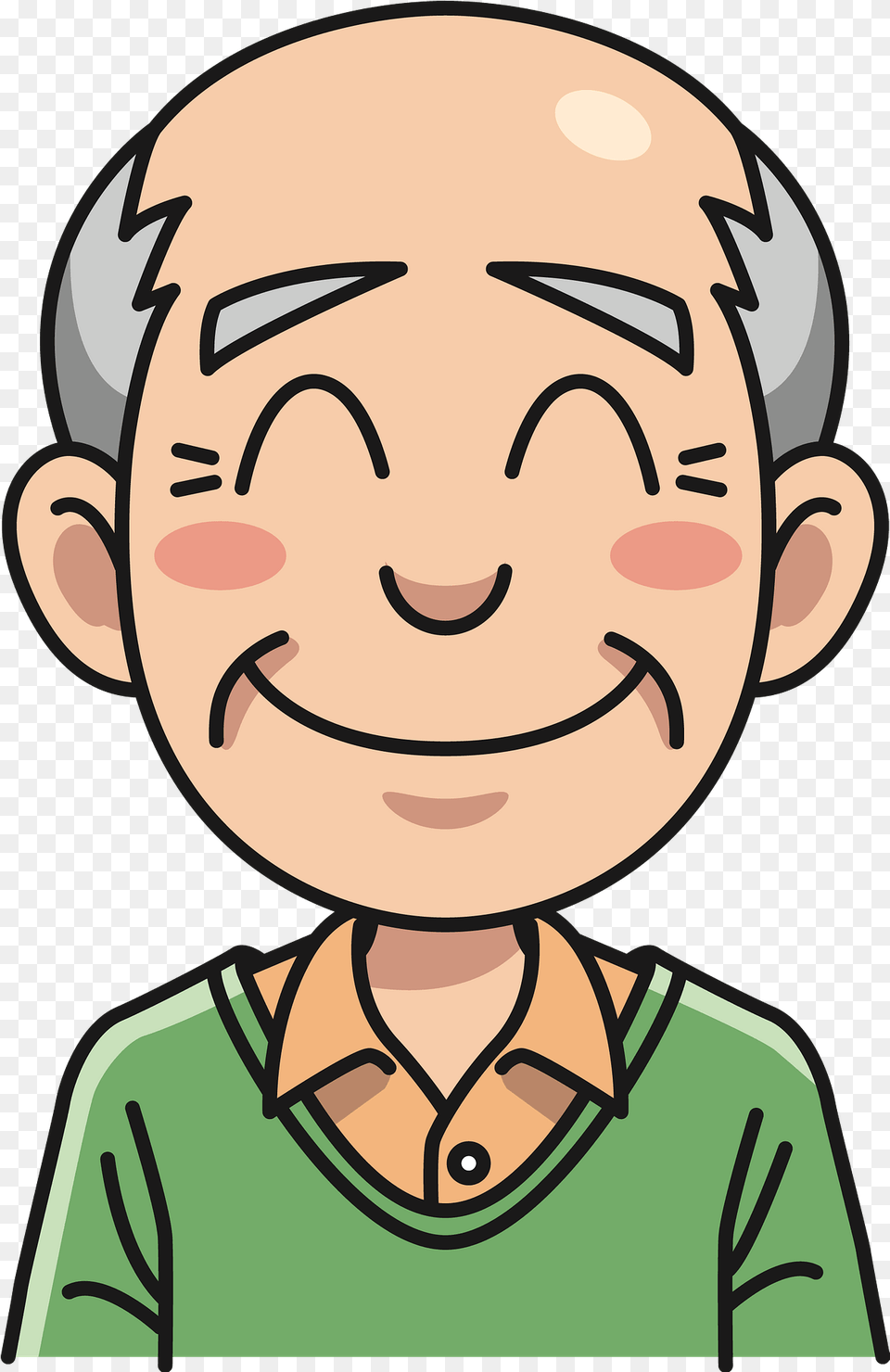 Older Man Smiling Clipart, Baby, Person Free Png Download