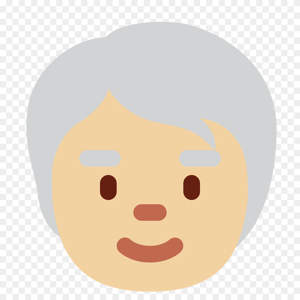 Older Person Emoji Clipart, Cap, Clothing, Hat, Bathing Cap Free Png Download