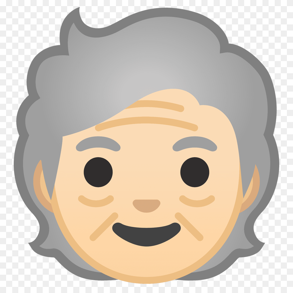 Older Person Emoji Clipart, Face, Head, Photography, Portrait Free Png