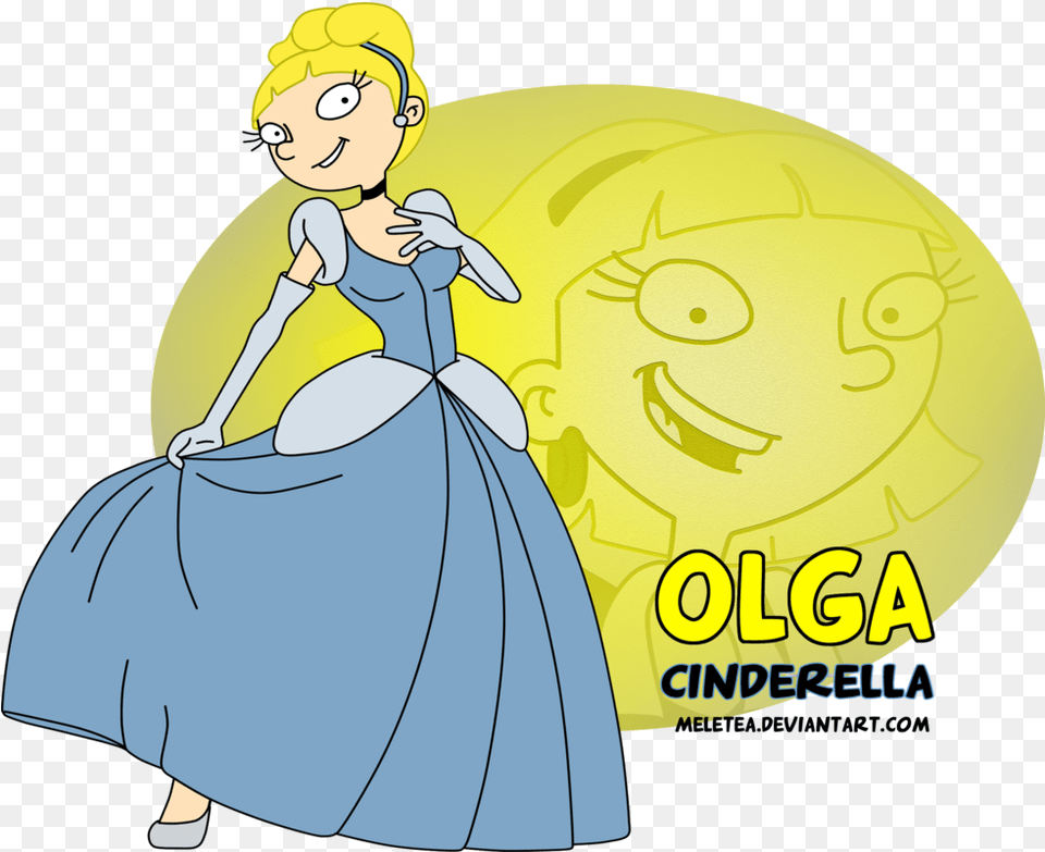 Older Sister Olga As Cinderella From Hey Hey Arnold Olga, Book, Publication, Comics, Adult Free Png
