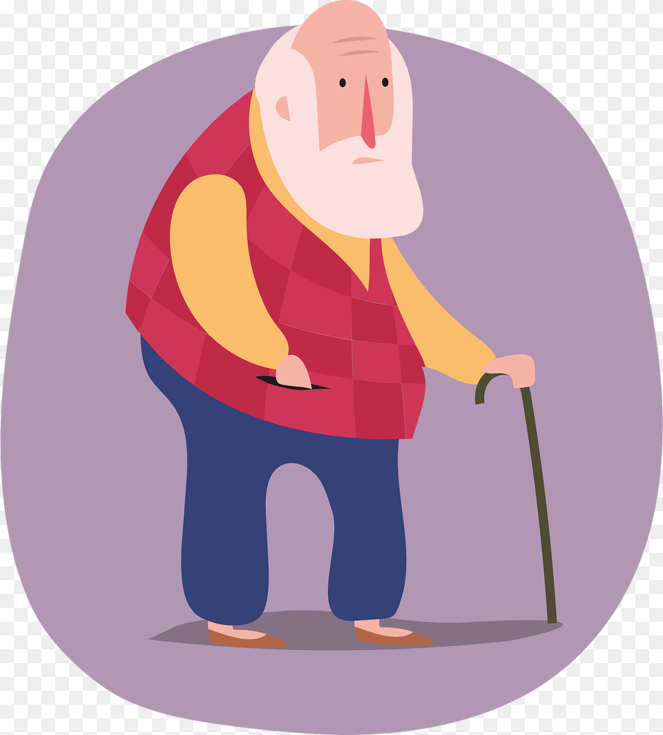 Oldman Clipart, Cleaning, Person, Face, Head Free Png Download