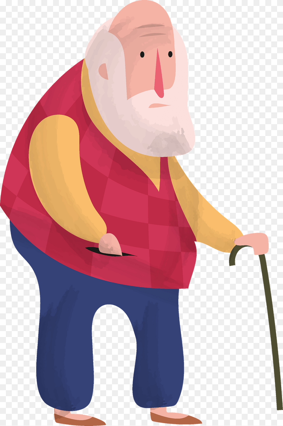 Oldman Clipart, Baby, Person, Cleaning, Art Free Transparent Png