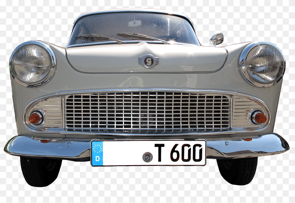 Oldtimer Car, License Plate, Transportation, Vehicle Png