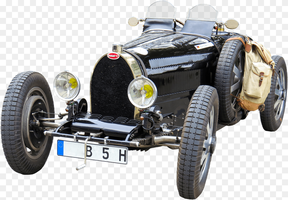 Oldtimer Automotive Bugatti Isolated Classic Old Race Car, Wheel, Vehicle, Transportation, Machine Free Transparent Png