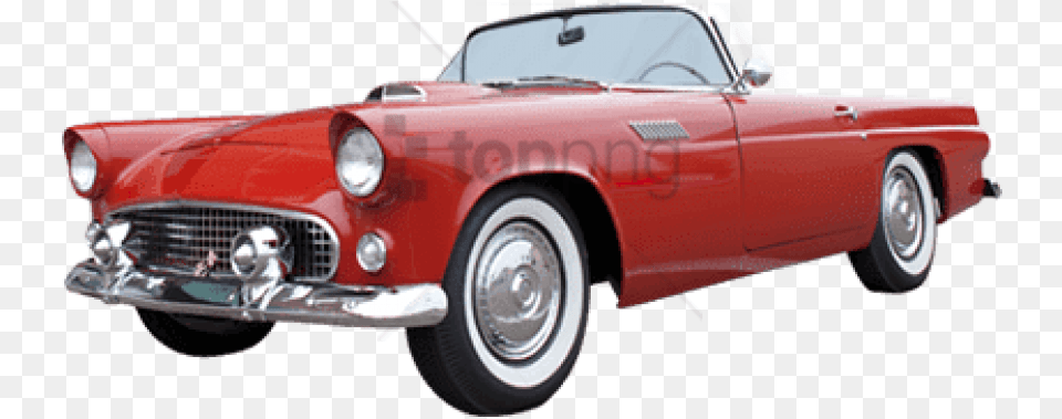 Oldtimer Red Car Images Background Old Classic Cars, Transportation, Vehicle, Convertible, Machine Png