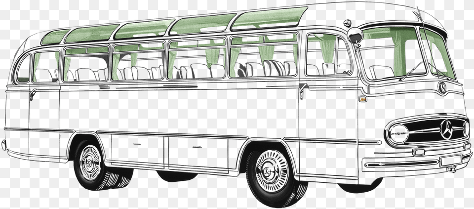 Oldtimermercedes Benztype Volkswagen Type, Bus, Transportation, Vehicle, Tour Bus Png