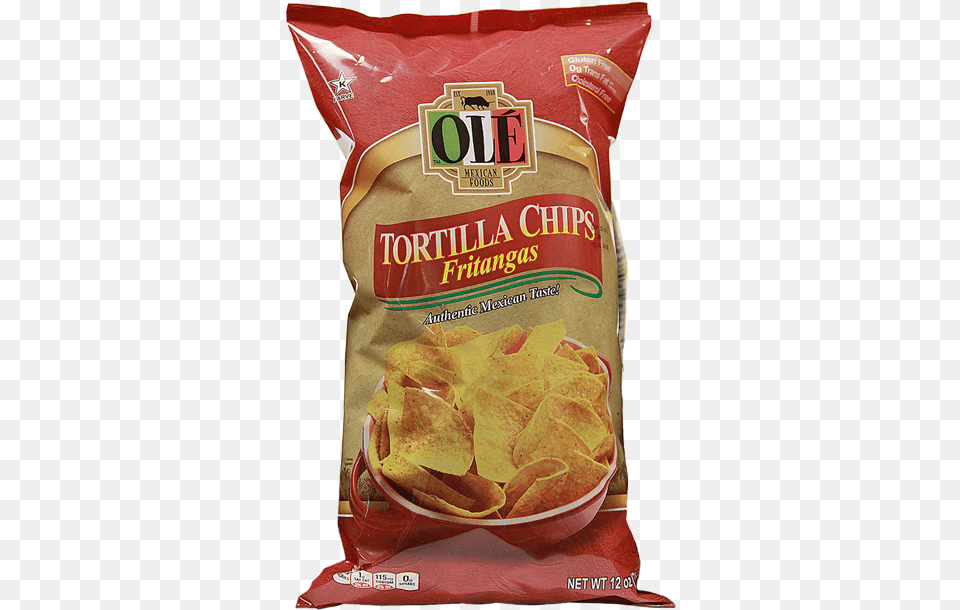 Ole Chips Fritangas Tortilla, Food, Snack, Ketchup, Bread Free Transparent Png