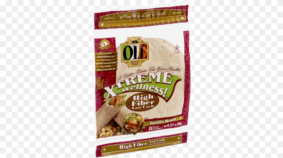 Ole Mexican Foods Xtreme Wellness Tortilla Wraps High Ole Xtreme Wellness Wraps, Food, Bread, Ketchup Free Png Download