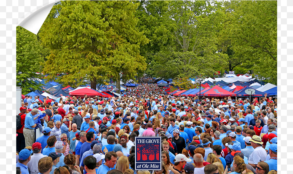 Ole Miss Rebels The Grove, Person, People, Crowd, Concert Free Png