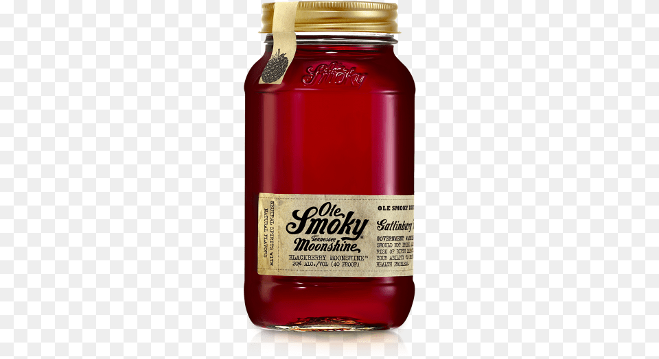 Ole Smoky Blackberry Moonshine Tennessee, Food, Ketchup, Honey, Jar Png