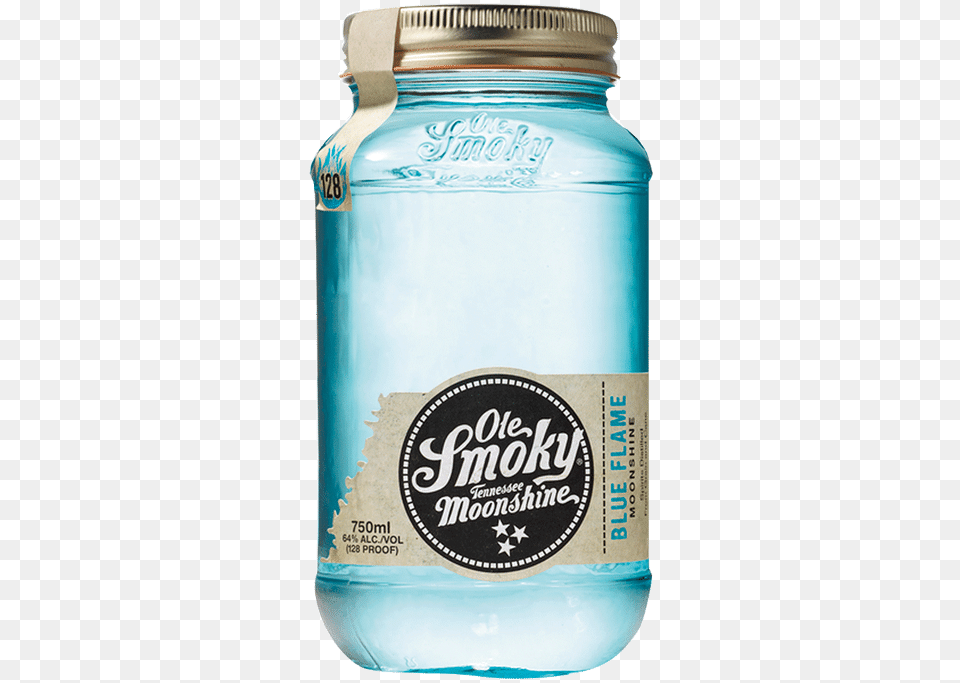 Ole Smoky Tennessee Moonshine Blue Flame Ole Smoky Moonshine Blue Flame, Jar, Bottle, Shaker Free Transparent Png