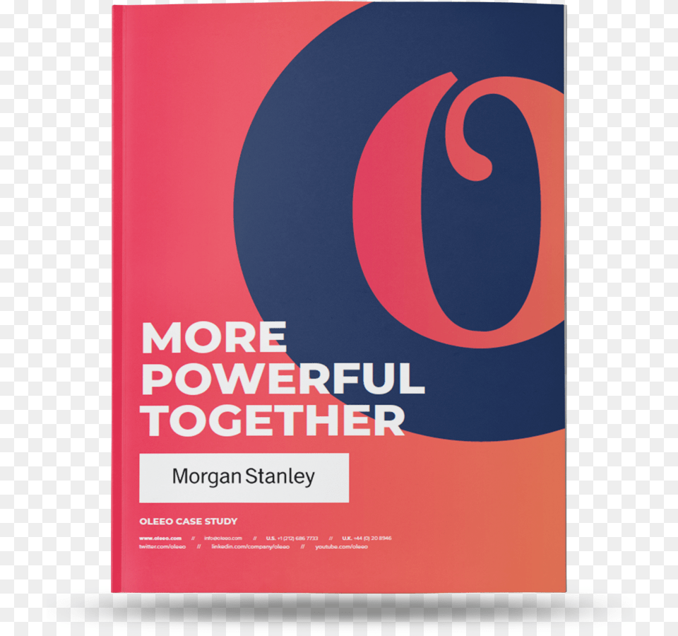 Oleeo Morgan Stanley Case Study Mockup Graphic Design, Advertisement, Poster Png