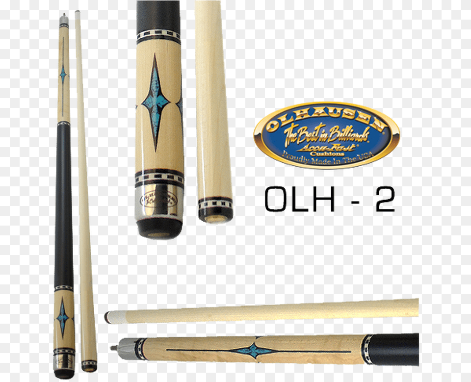 Olhausen Olh 2 Deluxe Inlaid Design Cues With Cue Case Olhausen Pool Cue, Pen Png