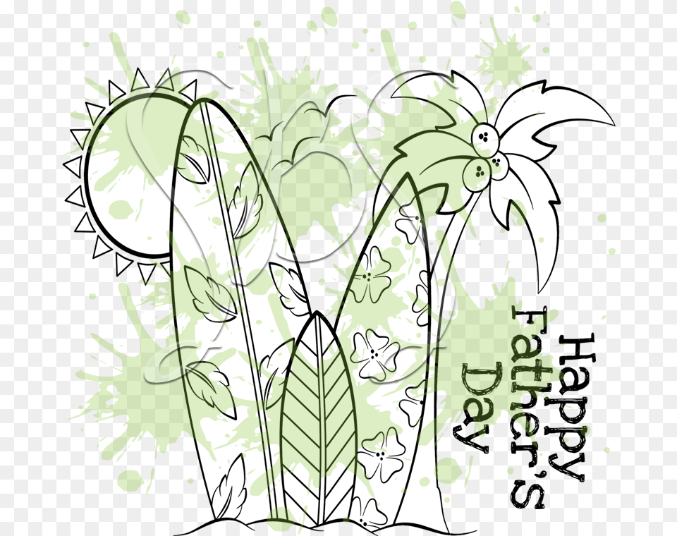 Oli Happy Fathers Day Hortson Happy Birthday Clip Art Plant, Pattern, Vegetation, Graphics Free Transparent Png