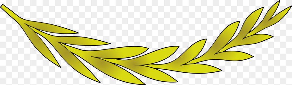 Olive Branch Gold 183 Drawing Olive Branch Coat Of Arms, Logo, Leaf, Plant, Symbol Png Image