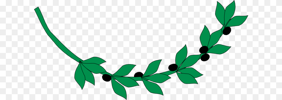 Olive Branch Gold Drawing, Green, Leaf, Plant, Herbal Png Image