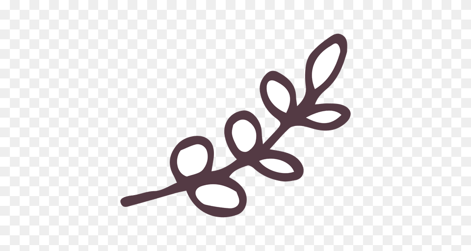 Olive Branch Hand Drawn Icon, Flower, Plant, Bud, Sprout Free Transparent Png