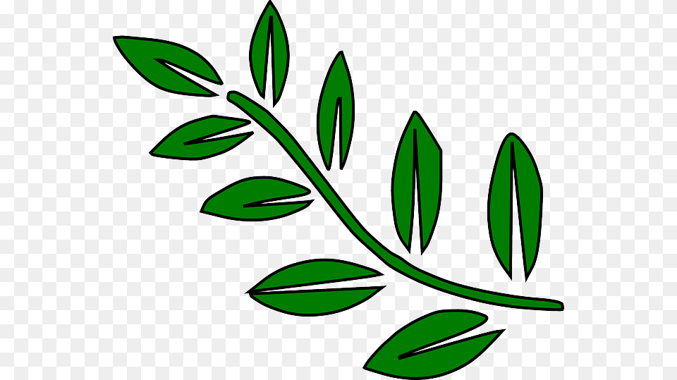 Olive Branch Stickers Messages Sticker 6 Leaves On A Branch Clip Art, Herbal, Plant, Leaf, Herbs Png Image