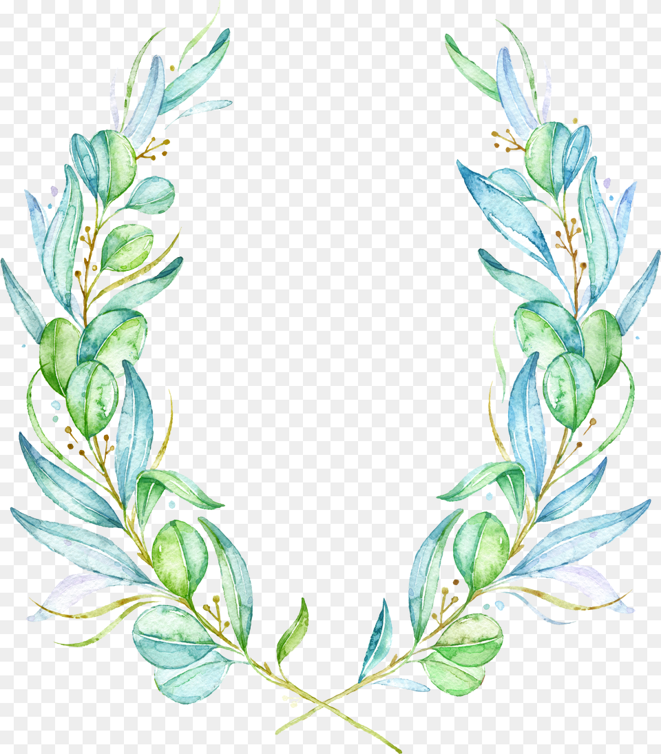 Olive Clipart Watercolour Transparent Watercolor Painting Leaves And Flowers, Bag, Silhouette Free Png