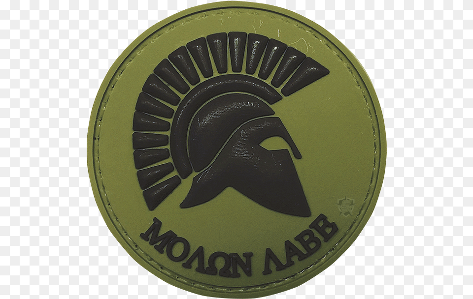 Olive Drab Molon Labe Morale Patch Molon Labe, Badge, Logo, Symbol, Emblem Png Image
