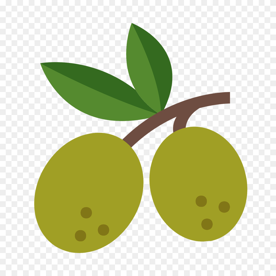 Olive Icon, Food, Fruit, Leaf, Plant Free Png