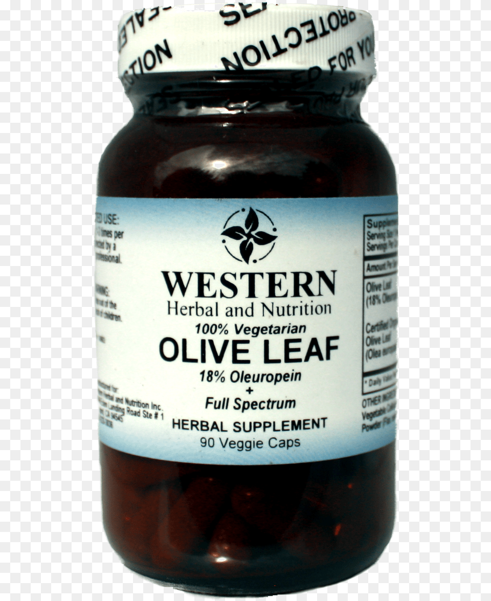 Olive Leaf Full Spectrum Herbal Supplement From Western, Alcohol, Beer, Beverage, Food Free Png