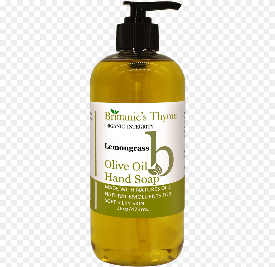 Olive Oil Hand Soap Lemongrass Bottle, Cosmetics, Perfume, Shampoo Free Png
