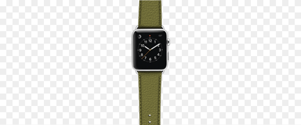 Olive Ullu Ostrich Leather Apple Watch Band In Bloody Hell, Arm, Body Part, Person, Wristwatch Png Image