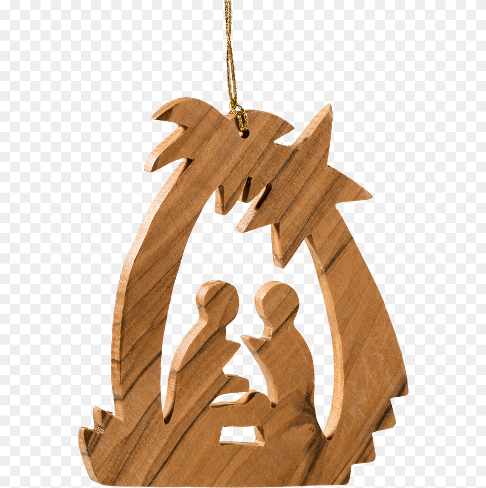 Olive Wood Christmas Ornament, Plywood, Accessories, Person Free Transparent Png