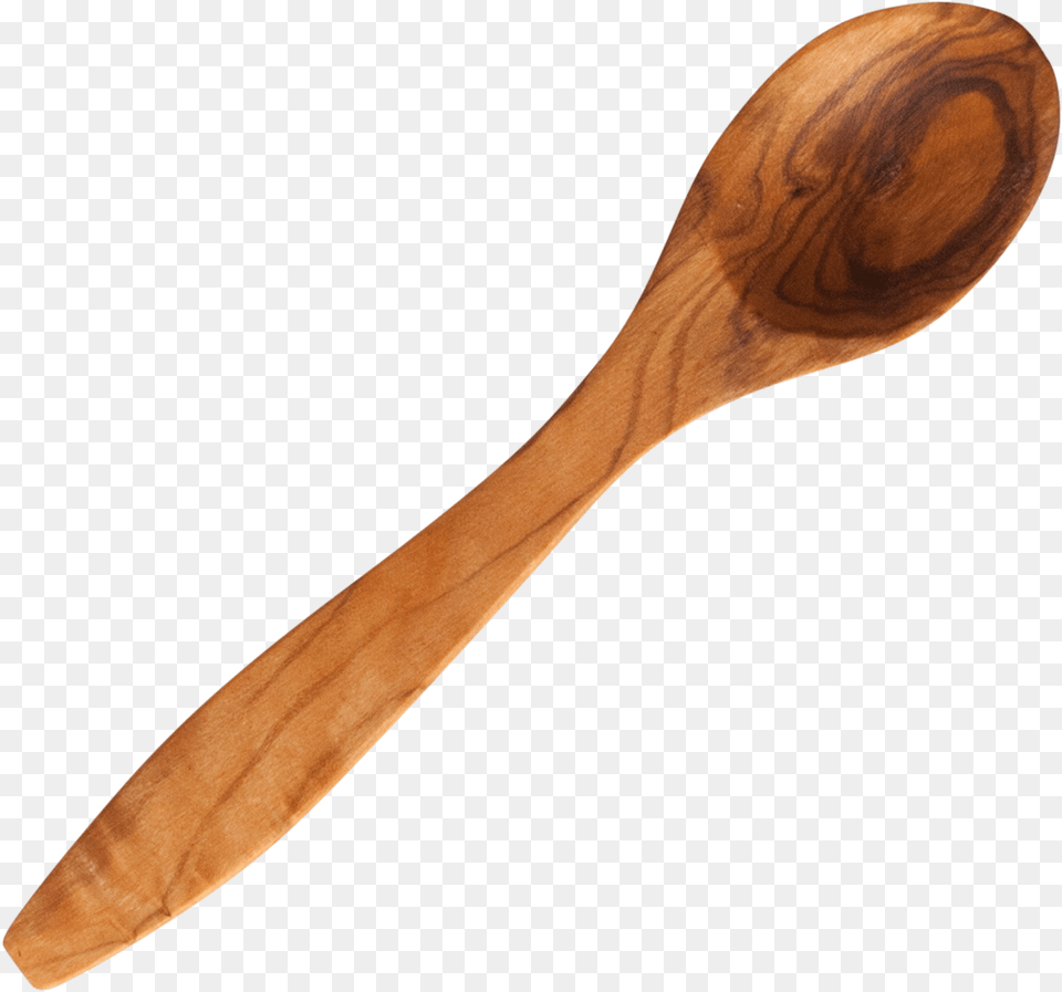 Olive Wood Spoon Sugar Wooden Spoon, Cutlery, Kitchen Utensil, Wooden Spoon Free Png