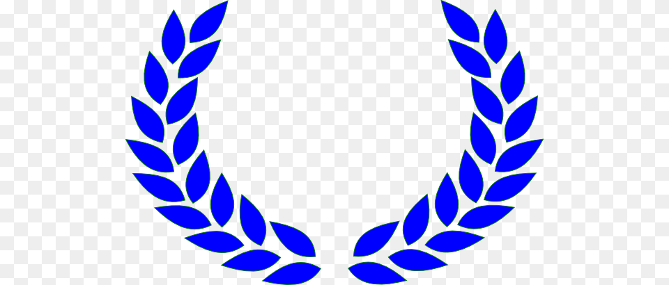 Olive Wreath Blue Clip Arts Emblem, Symbol, Animal, Fish Free Png Download
