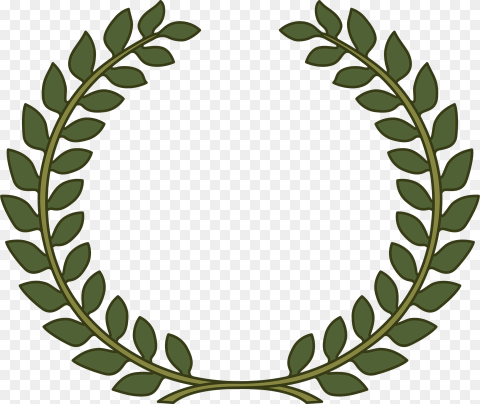 Olive Wreath Cliparts, Oval, Green, Pattern Png Image