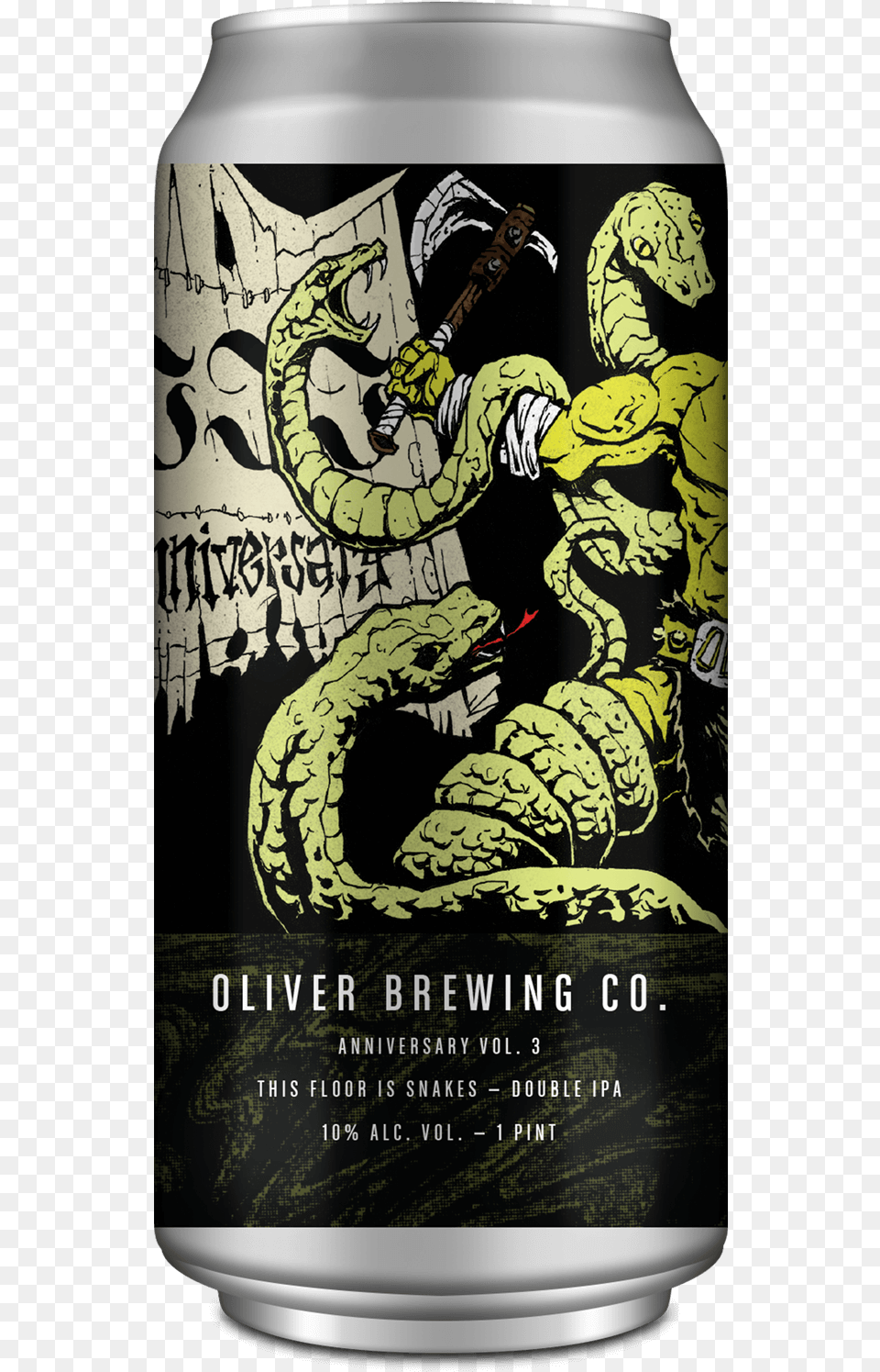 Oliver Brewing Co Oliver This Floor Is Snakes Vol, Alcohol, Beer, Beverage, Lager Free Png Download