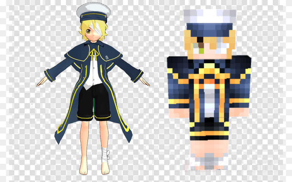 Oliver Minecraft Skin Clipart Minecraft Vocaloid Oliver, Person, Nutcracker, Face, Head Free Png