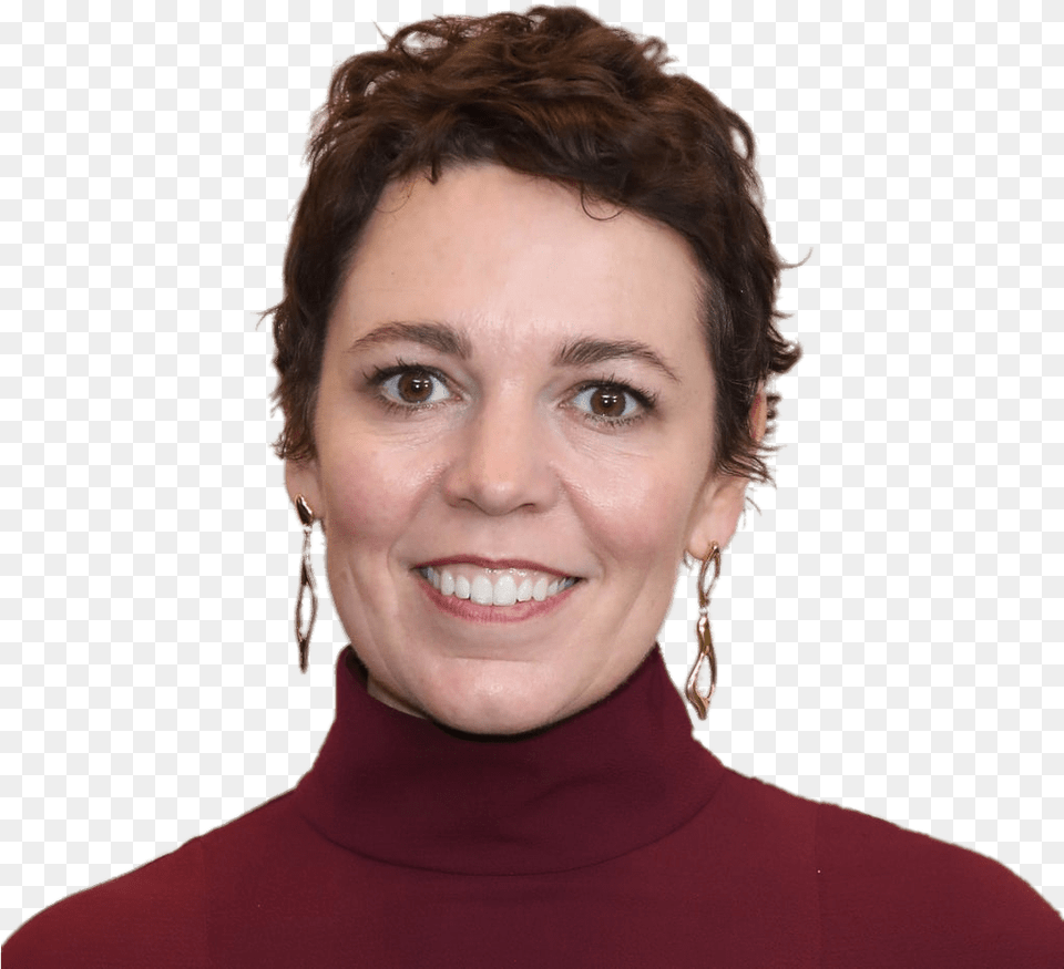 Olivia Colman Smiling Olivia Coleman Hair, Accessories, Smile, Portrait, Photography Free Png Download