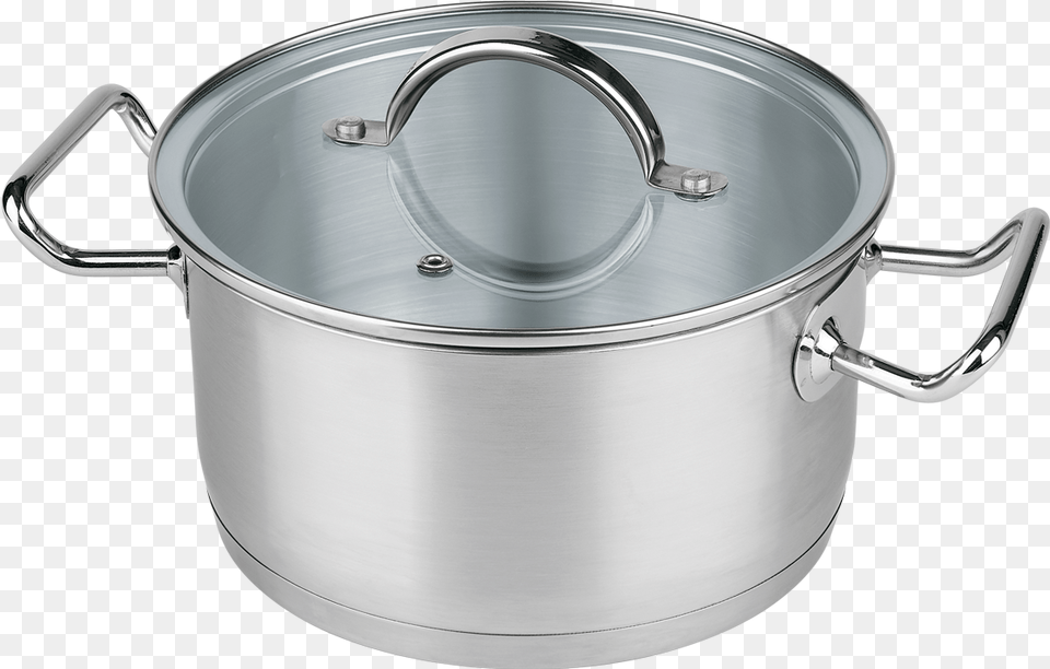 Olla Acero Inoxidable Con Tapa Lid, Cookware, Pot, Cooking Pot, Food Free Png Download