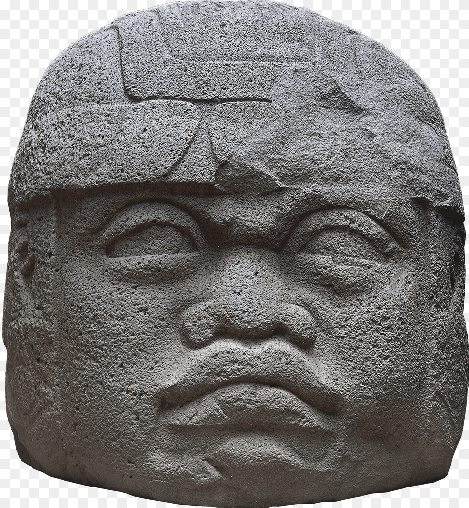 Olmec Head La Venta Monument 1 600 Bce Olmec Civilization La Venta, Archaeology, Rock, Face, Person Png