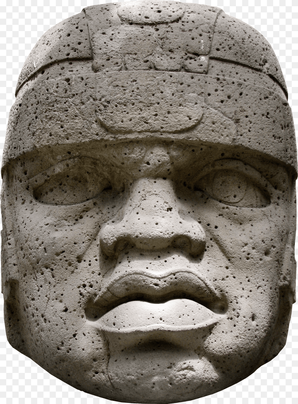 Olmec Head San Lorenzo Monument 1 400 Bce Olmec Civilization Museo De Antropologa De Xalapa, Archaeology, Art, Person, Face Free Png