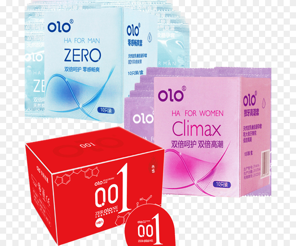 Olo Condom Men39s Time Delay Film Ultra Thin Liquid Box, Cardboard, Carton Free Png Download