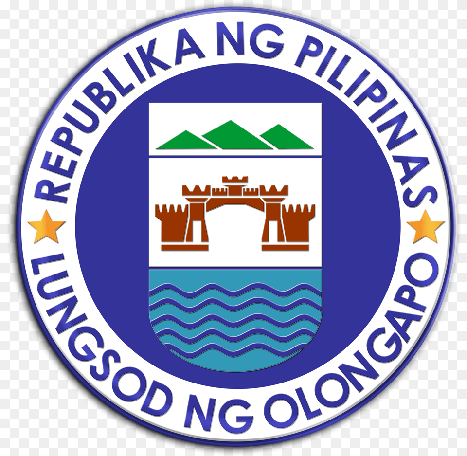 Olongapo Seal Olongapo City Logo, Badge, Symbol, Emblem, Disk Png Image