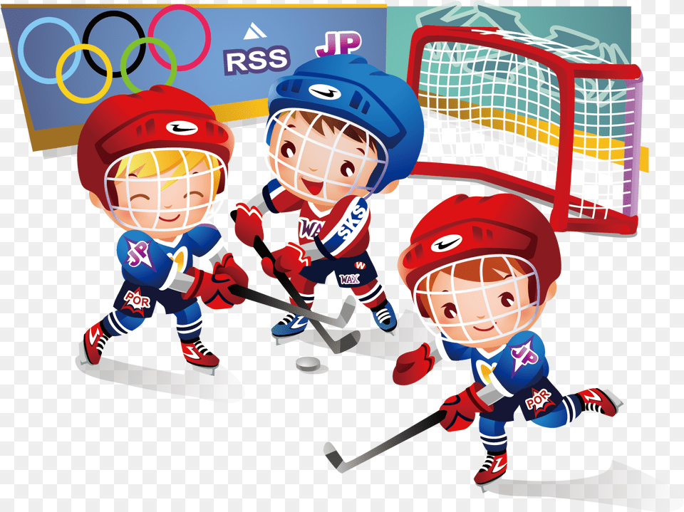 Olympic Games Clipart Child Ice Hockey Game Clipart, People, Person, Baby, Face Free Png