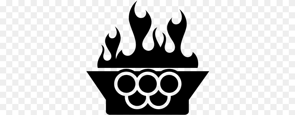 Olympic Games Fire Vector Olympic Games, Gray Png Image