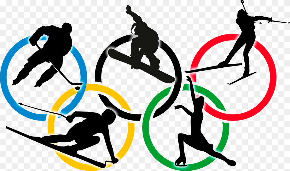 Olympic Games Logo Clipart, People, Person, Adult, Male Png