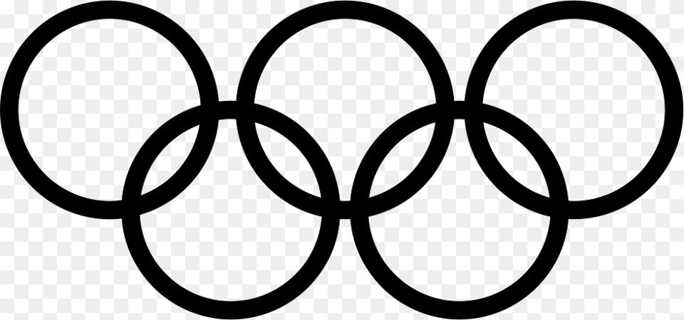 Olympic Games Logo Olympic Rings In Black Free Png